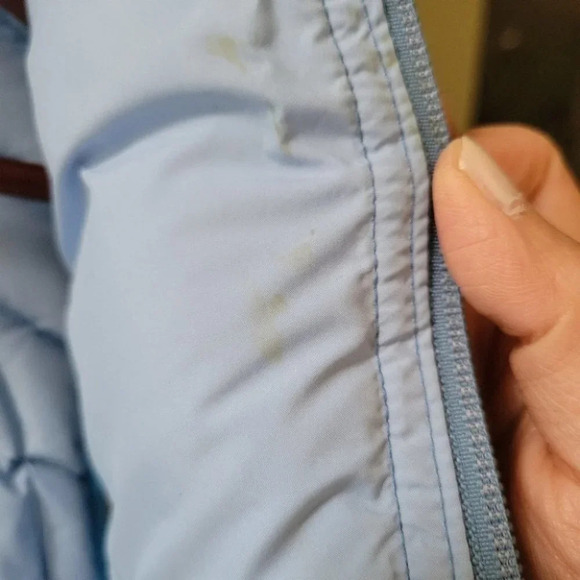 Patagonia goose down puffer quilted vest blue small - Picture 10 of 11